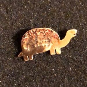 Gold turtle charm